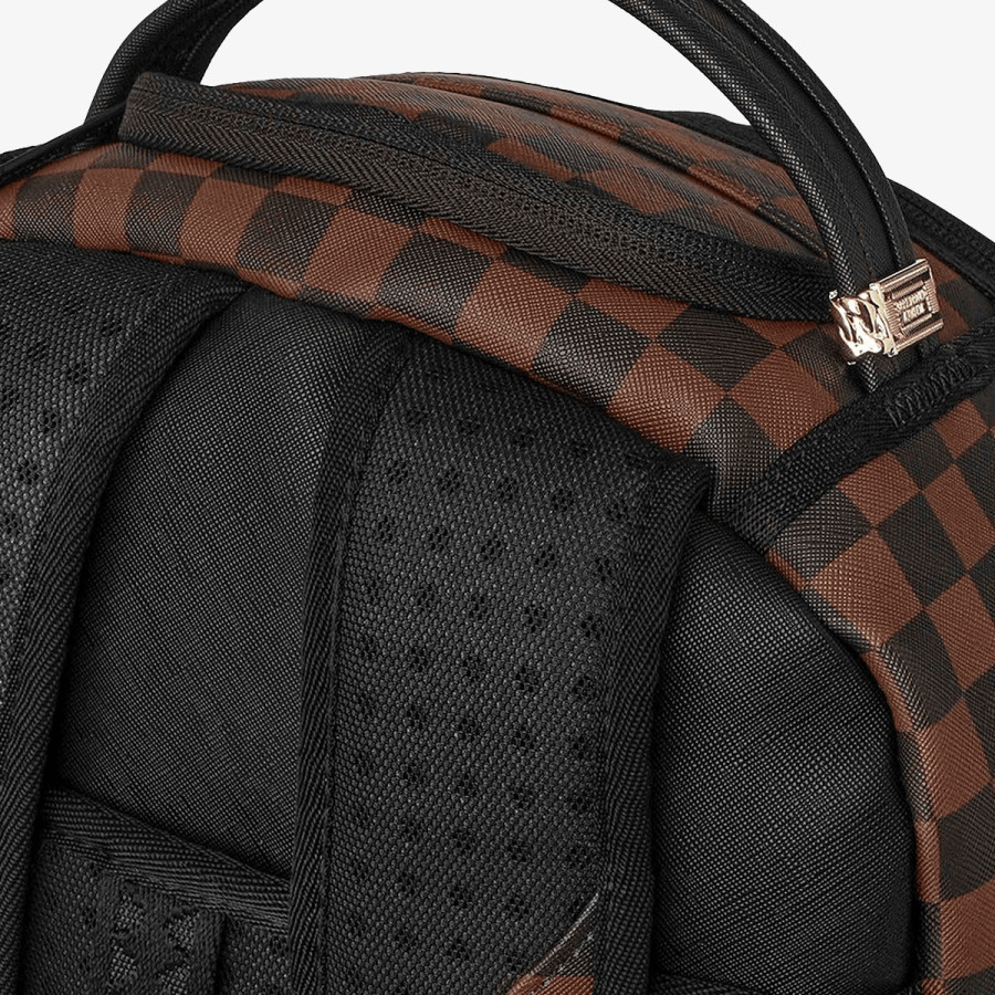 SPRAYGROUND Nahrbtnik BROWN CHECK GHOST DRIP BACKPACK 