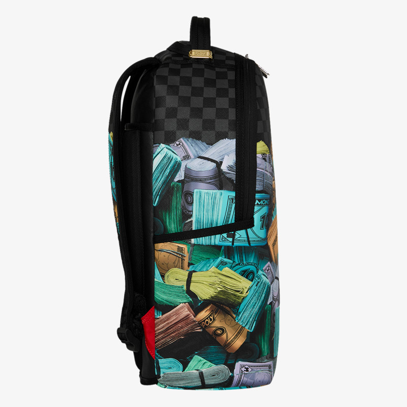 SPRAYGROUND Nahrbtnik MONOPOLY MONEY STACKS BACKPACK 