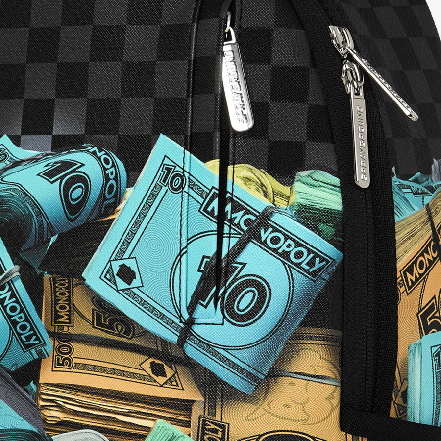 SPRAYGROUND Nahrbtnik MONOPOLY MONEY STACKS BACKPACK 