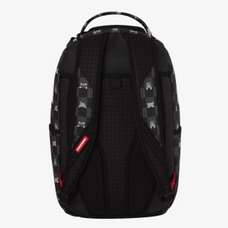 SPRAYGROUND Nahrbtnik GRAY PEEKING CHARACTER CHECK BACKPACK 