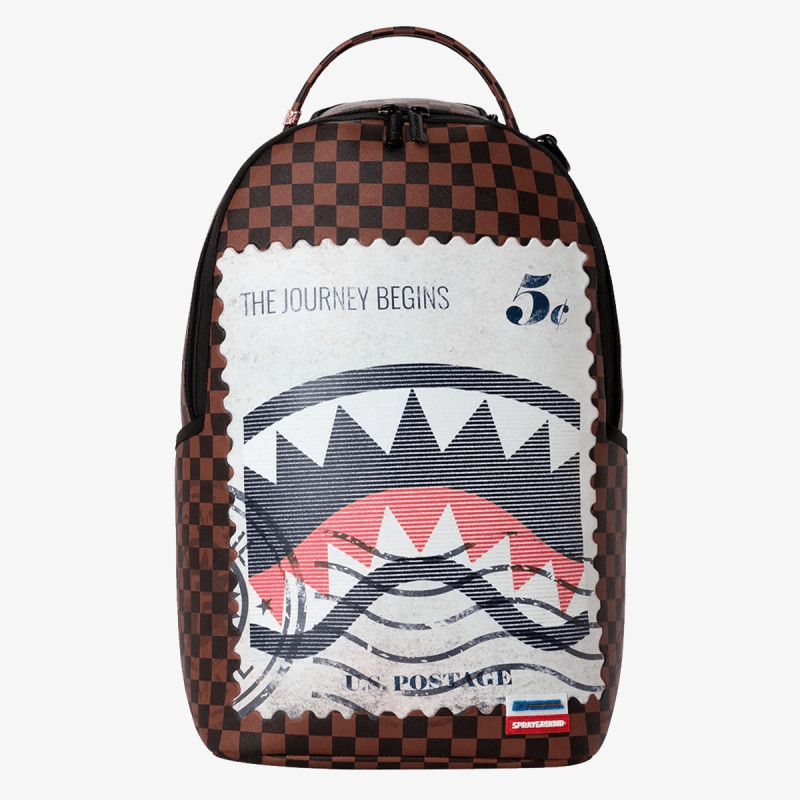 SPRAYGROUND Nahrbtnik USPS SHARK STAMP BACKPACK 