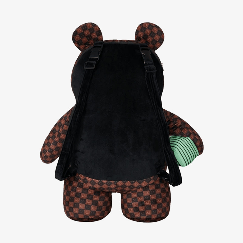SPRAYGROUND Nahrbtnik SHARKS IN PARIS WTF BUBBLE BROWN CHECK M 