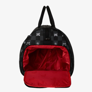 SPRAYGROUND Nahrbtnik GRAY PEEKING CHARACTER CHECK DUFFLE 