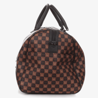 SPRAYGROUND Torba SHARKS IN PARIS WTF BUBBLE BROWN CHECK D 