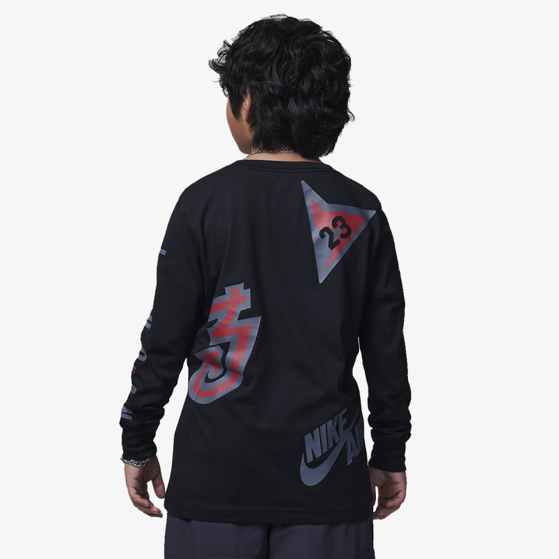 MAJICA Z DOLGIMI ROKAVI JDB ALL OVER RETRO L/S TEE 