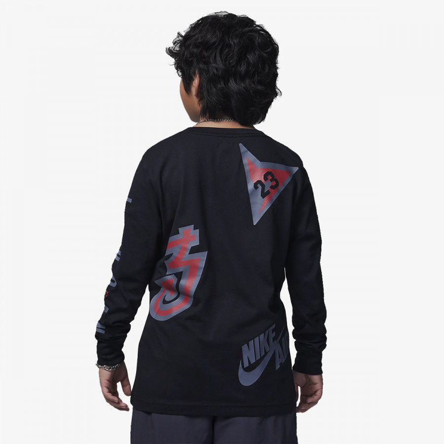 MAJICA Z DOLGIMI ROKAVI JDB ALL OVER RETRO L/S TEE 