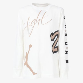 JORDAN MAJICA Z DOLGIMI ROKAVI JDB ALL OVER RETRO L/S TEE 