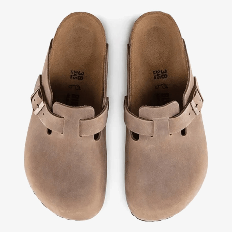 BIRKENSTOCK Natikači Boston LEOI Tabacco Brown 