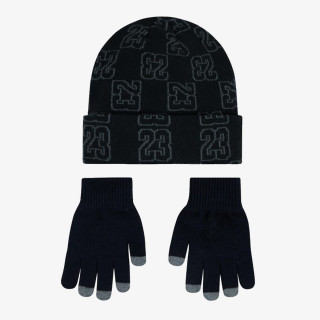 NIKE SET JAN MONOGRAM BEANIE SET 