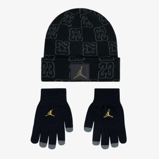 NIKE SET JAN MONOGRAM BEANIE SET 