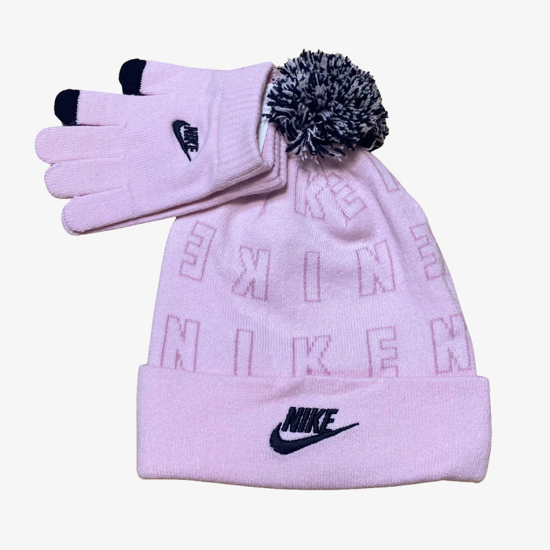 NIKE Set NIKE JACQUARD POM BEANIE SET 