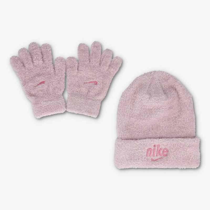 NIKE SET NAN COZY BEANIE AND GLOVE SET 