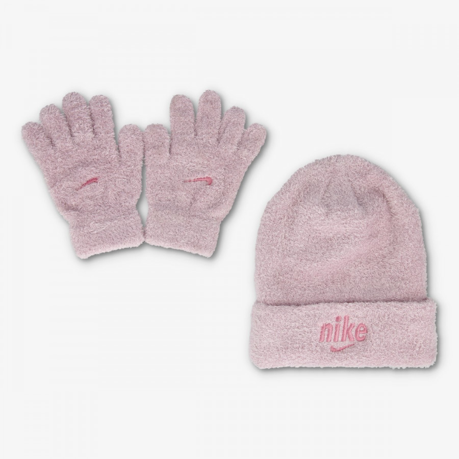 NIKE SET NAN COZY BEANIE AND GLOVE SET 
