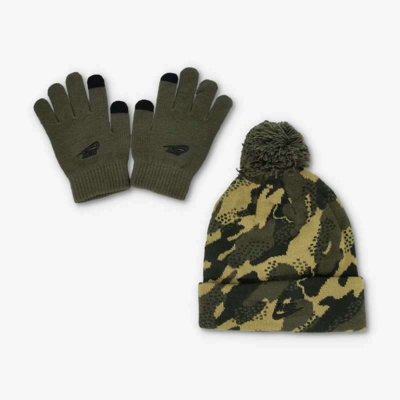 NIKE SET NAN SEASONAL AOP POM BEANIE SE 