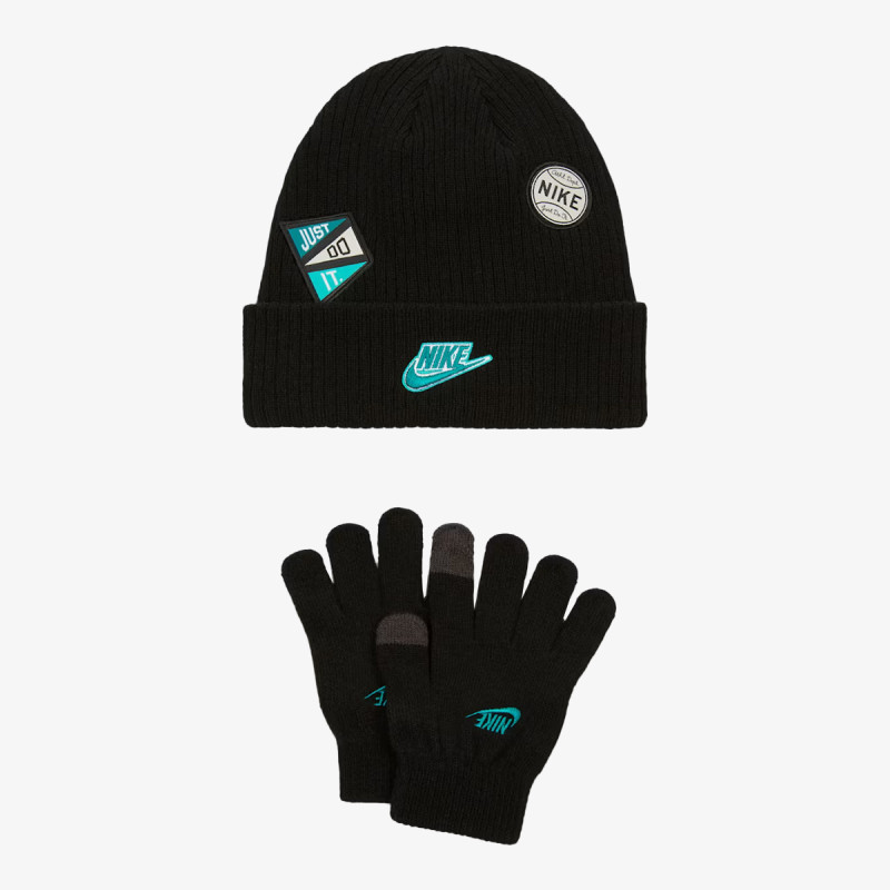 NIKE SET NAN MULTISPORT PEAK BEANIE SET 
