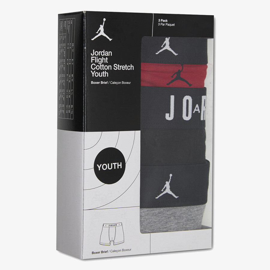 JORDAN SPODNJE PERILO JHB BOYS FLIGHT COTTON ESST 3P 