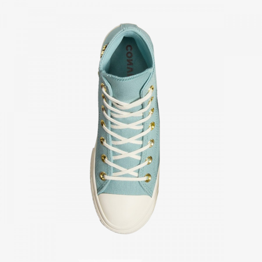 CONVERSE Superge CHUCK TAYLOR ALL STAR LIFT PLATFORM GOLD 