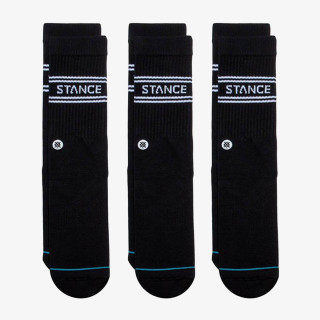 STANCE Nogavice STANCE BASIC  3 PACK CREW CREW BLK S 