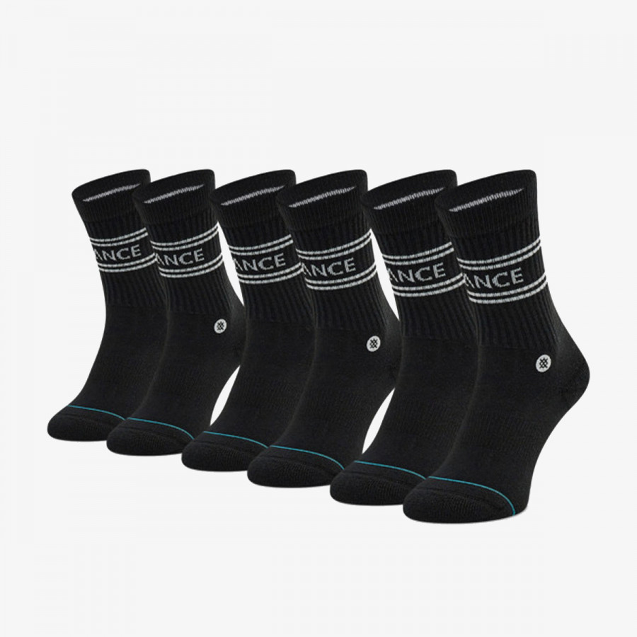 STANCE Nogavice STANCE BASIC  3 PACK CREW CREW BLK S 