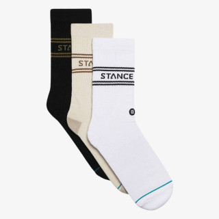 STANCE Nogavice BASIC 3 PACK CREW 