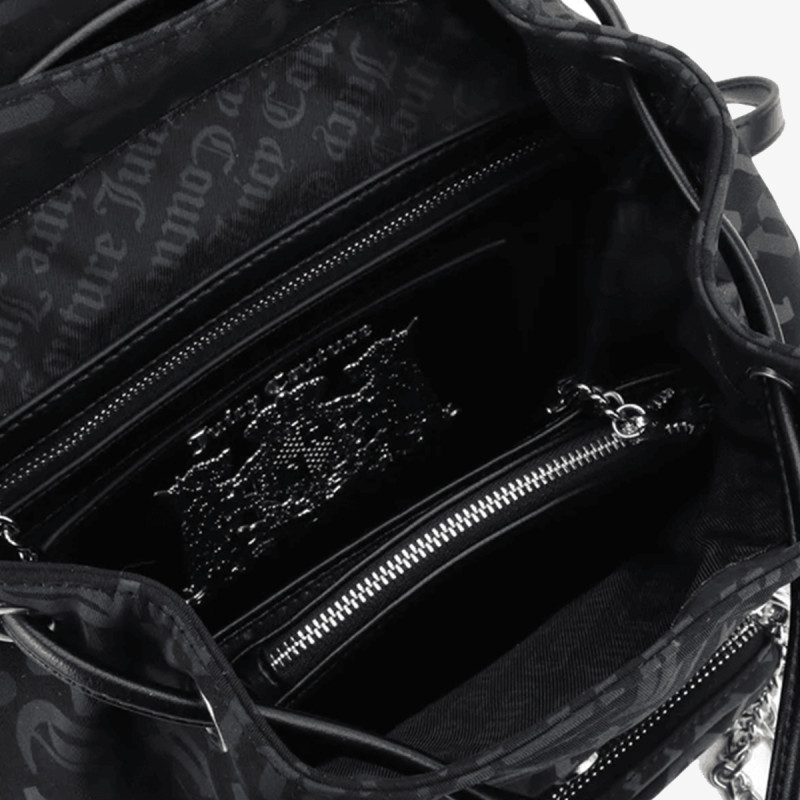 JUICY COUTURE Nahrbtnik Carol Backpack Polyester/PU Black 