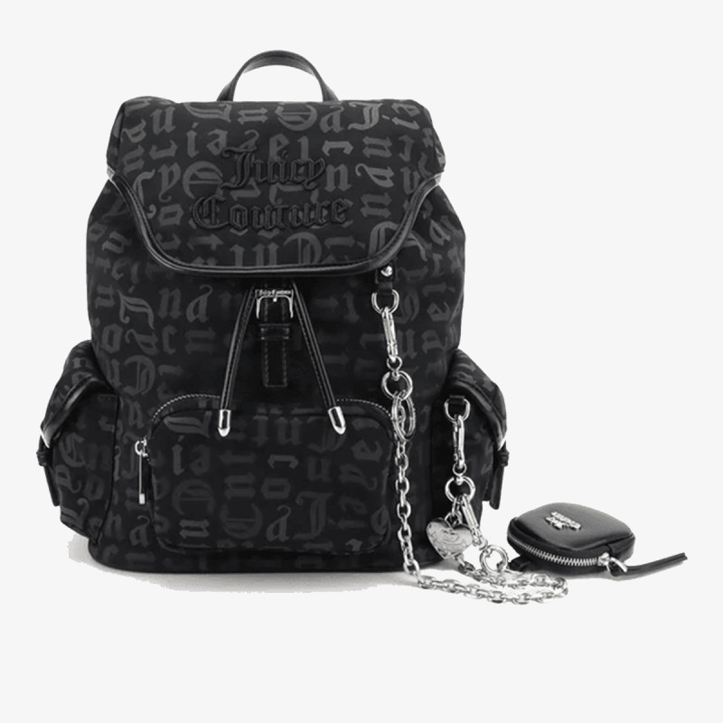 JUICY COUTURE Nahrbtnik Carol Backpack Polyester/PU Black 