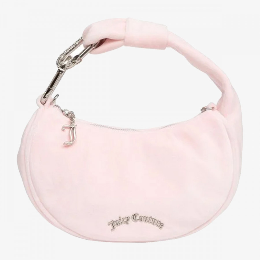 JUICY COUTURE Torbica Blossom Micro Hobo Polyester Juicy Pink 