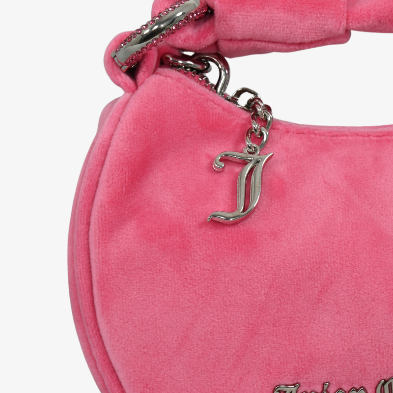 JUICY COUTURE Torba Blossom Micro Hobo Polyester Super Pink 