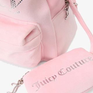 JUICY COUTURE Nahrbtnik Kimberly Backpack Polyester Juicy Pink 