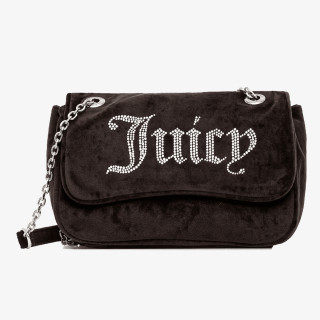 JUICY COUTURE Torba Kimberly Crossbody w/ Fla Polyester Java 
