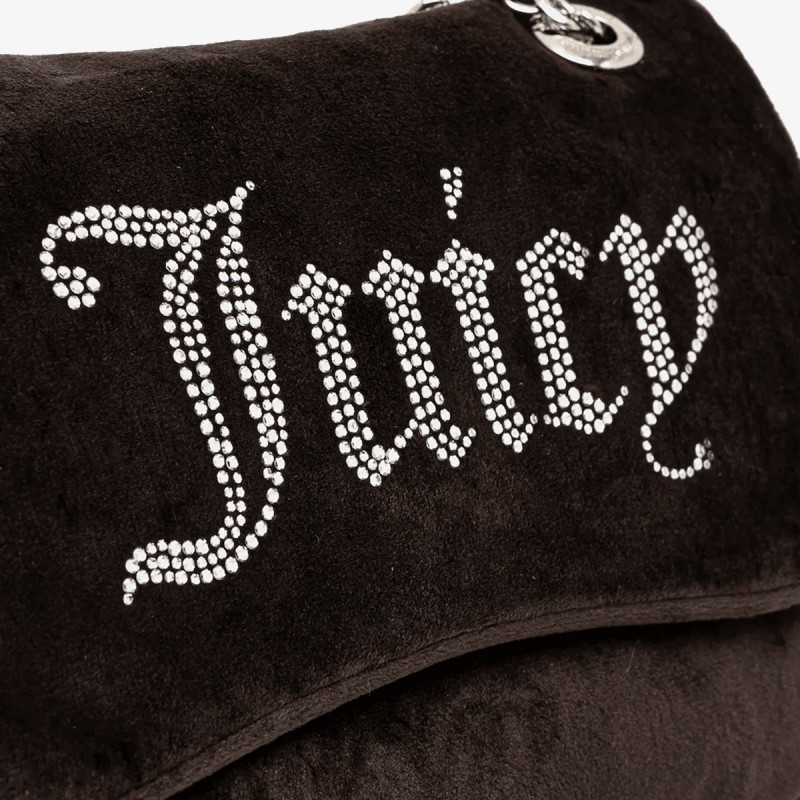 JUICY COUTURE Torba Kimberly Crossbody w/ Fla Polyester Java 