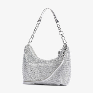 JUICY COUTURE Torbica ESTELLE S. HOBO POLYESTER/PU Silver 
