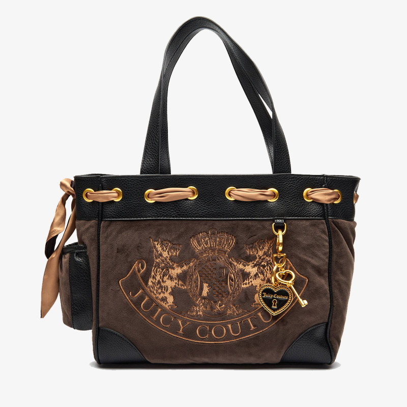 JUICY COUTURE Torba Daydreamer L. Duoble Hand Cotton/ PU Cho 