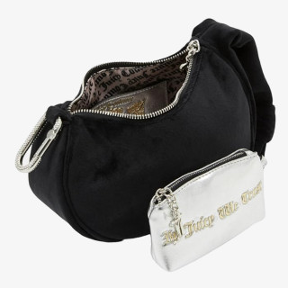 JUICY COUTURE Torbica Blossom Small Hobo Bag Polyester Regatta 