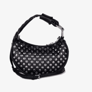 JUICY COUTURE Torba Blossom Studs S. Hobo PU Black 