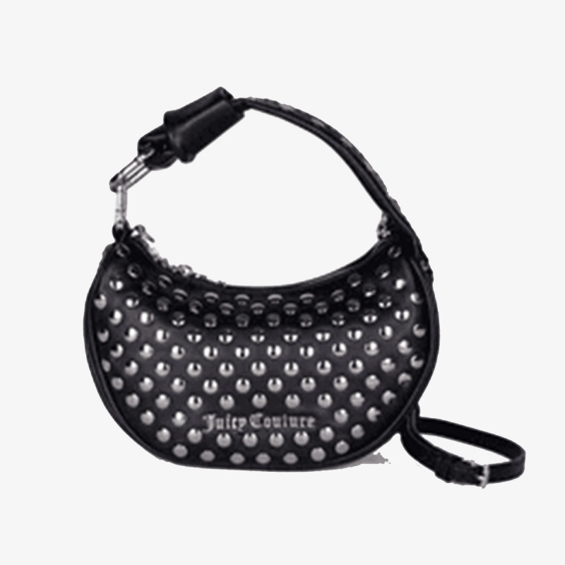 JUICY COUTURE Torba Blossom Studs S. Hobo PU Black 