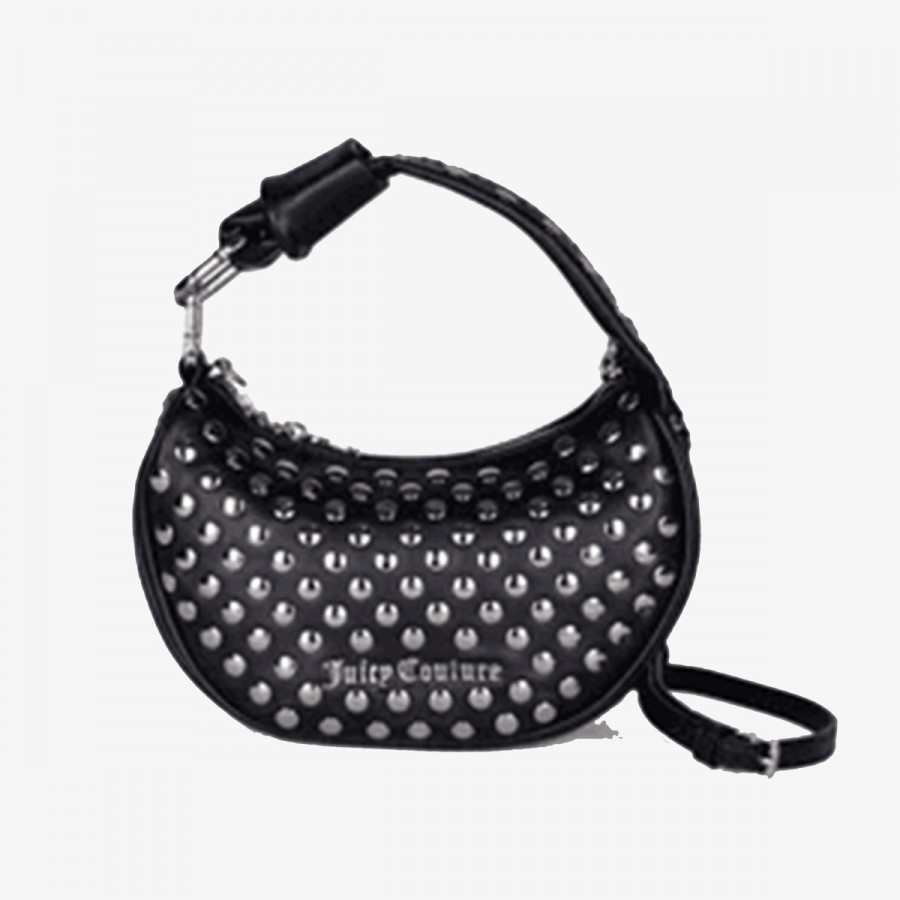JUICY COUTURE Torba Blossom Studs S. Hobo PU Black 