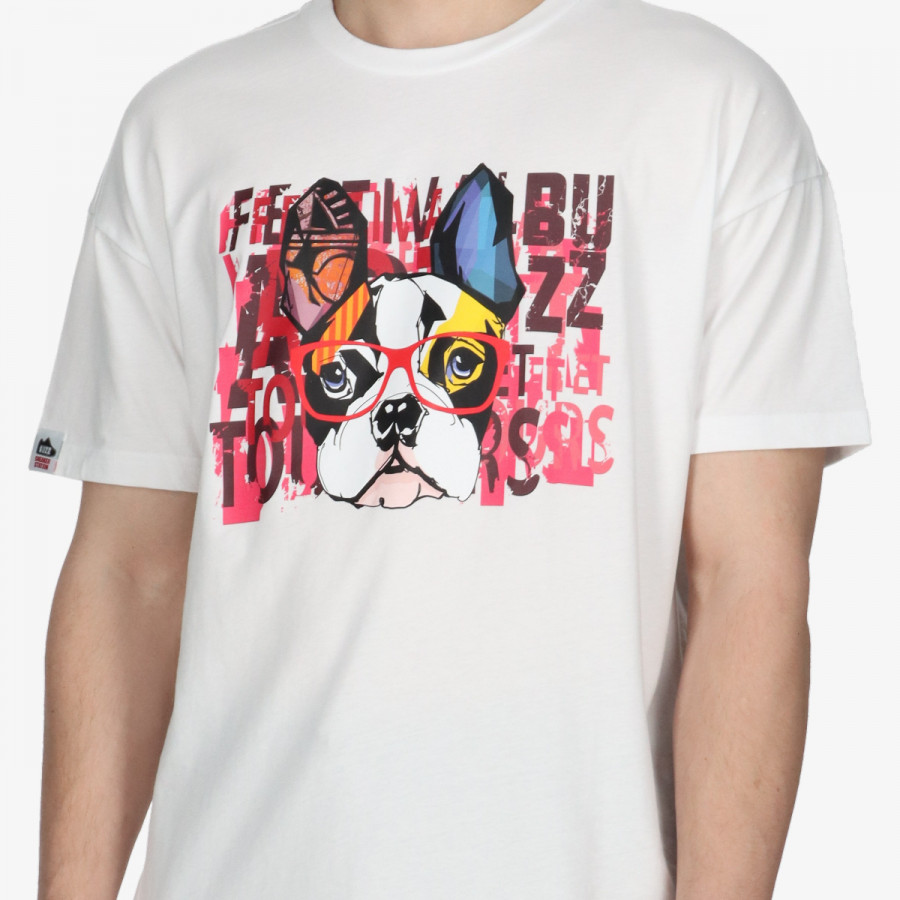 BUZZ KRATKA MAJICA COLORS FRENCHIE T-SHIRT 