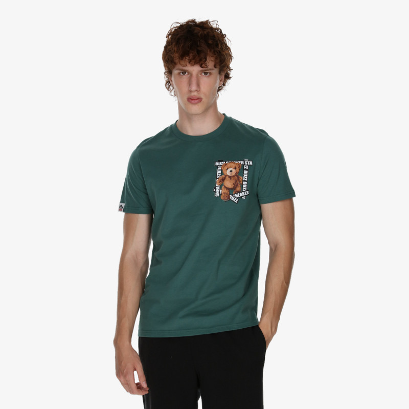 BUZZ KRATKA MAJICA POCKET TEDDY T-SHIRT 