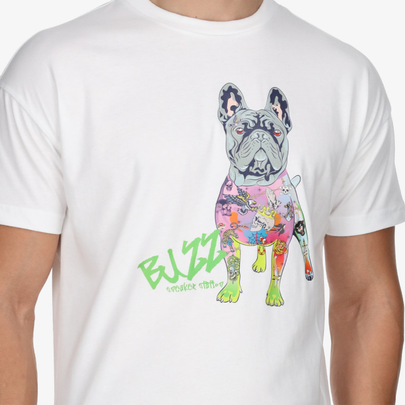 BUZZ KRATKA MAJICA Art Frenchie 