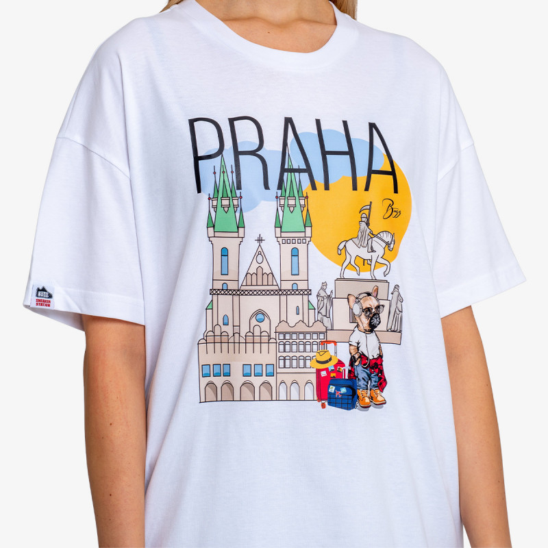BUZZ KRATKA MAJICA PRAHA SOUVENIR 