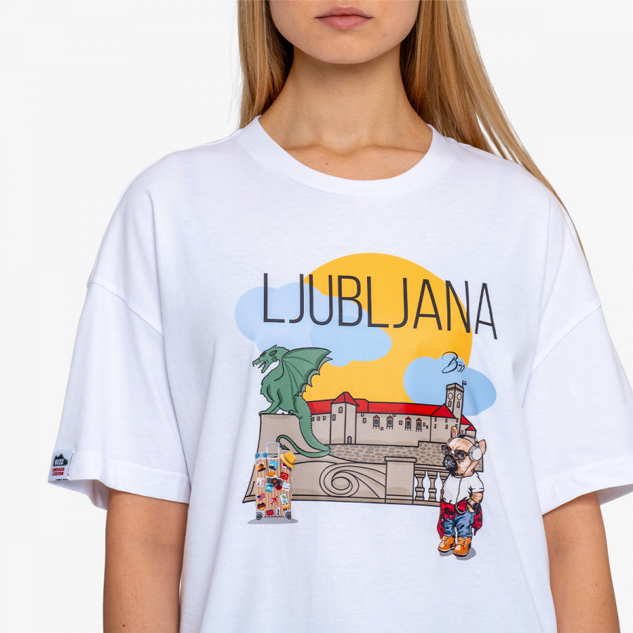 BUZZ KRATKA MAJICA LJUBLJANA SOUVENIR 