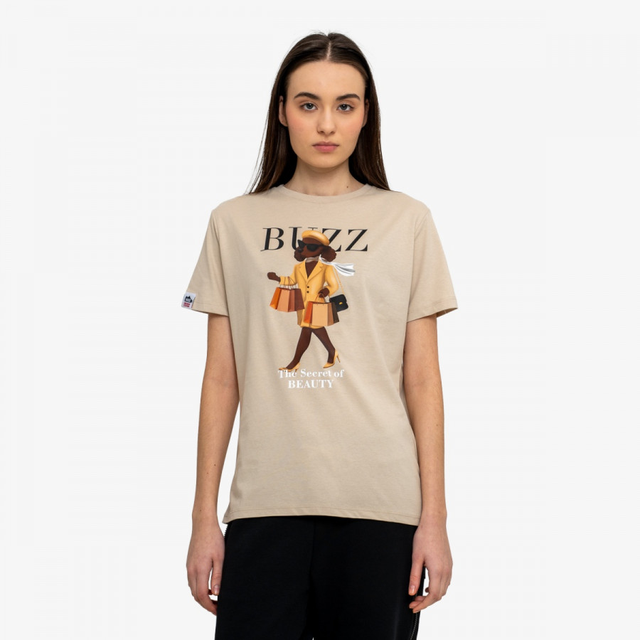 BUZZ KRATKA MAJICA COUTURE SHOPPING T-SHIRT 