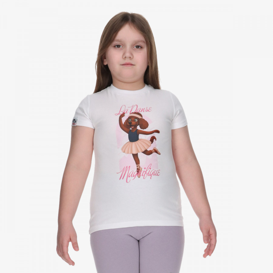 BUZZ KRATKA MAJICA POODLE BALLERINA 