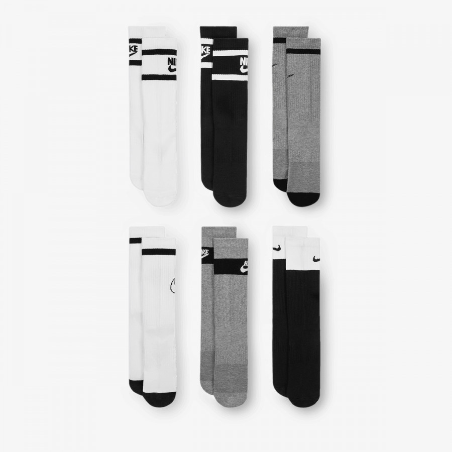 NIKE Nogavice Y NK EVERYDAY CUSH CREW 6PR -GFX2 