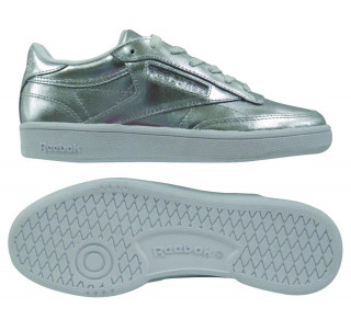 REEBOK Superge CLUB C 85 S SHINE   SILVER/WHITE