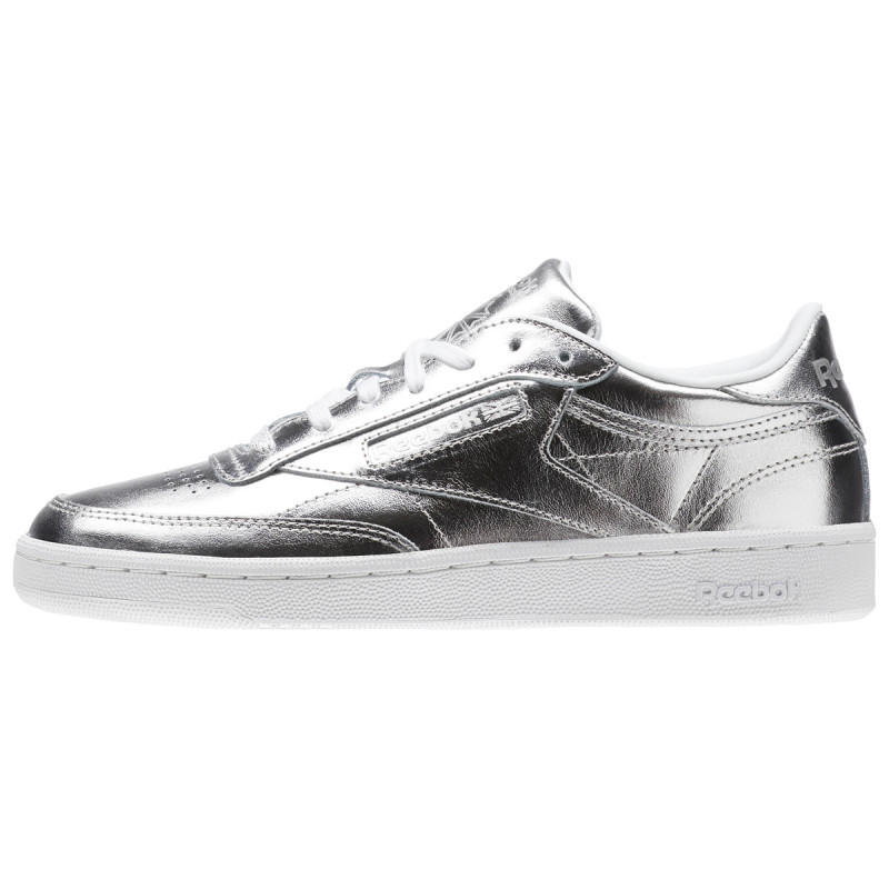 REEBOK Superge CLUB C 85 S SHINE   SILVER/WHITE