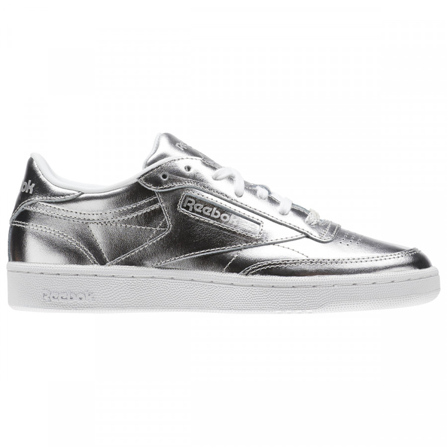 REEBOK Superge CLUB C 85 S SHINE   SILVER/WHITE