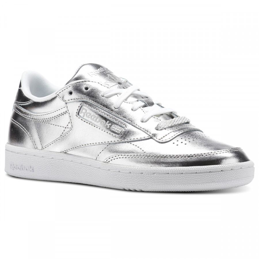 REEBOK Superge CLUB C 85 S SHINE   SILVER/WHITE