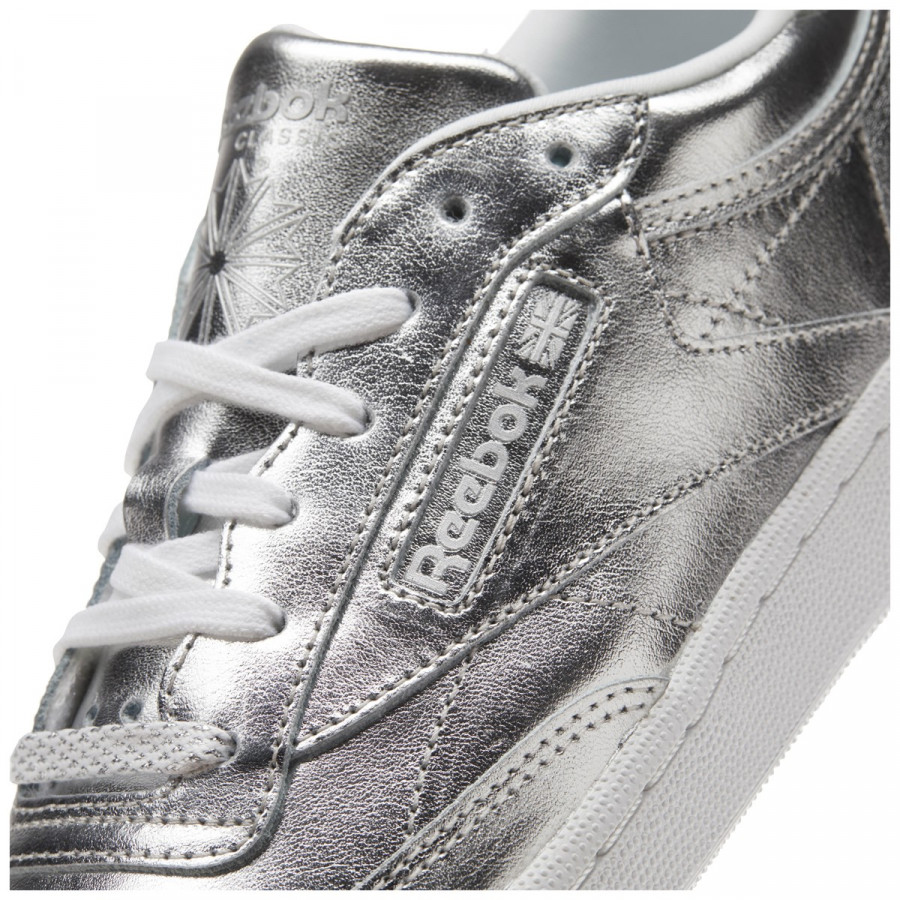 REEBOK Superge CLUB C 85 S SHINE   SILVER/WHITE